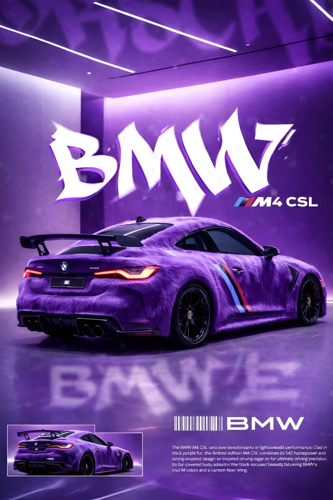BMW M4 poster